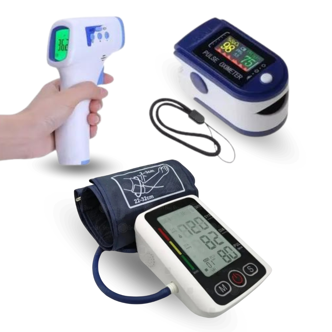 COMBO DIGITAL | TENSIÓMETRO OXÍMETRO Y TERMÓMETRO